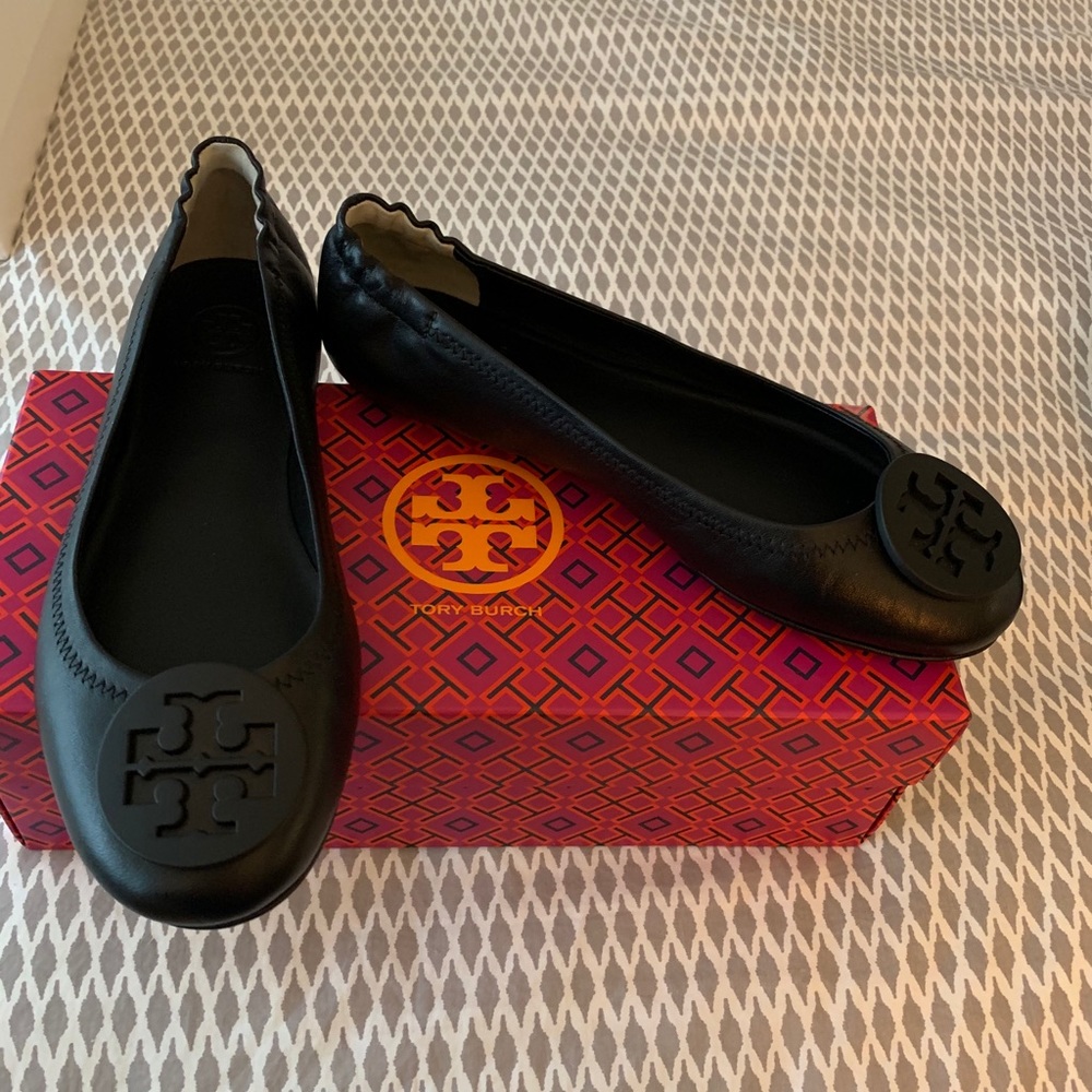 Tory Burch Leather Ballet Flats